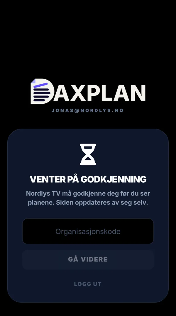 Venter på godkjenning